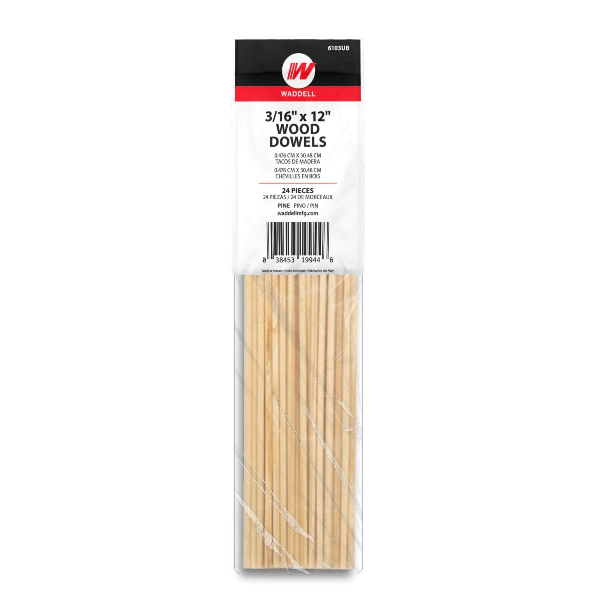 Pine Dowels